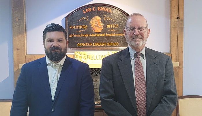 Attorneys Lon Engel and Donley Clayton